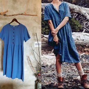 Casual dress button down